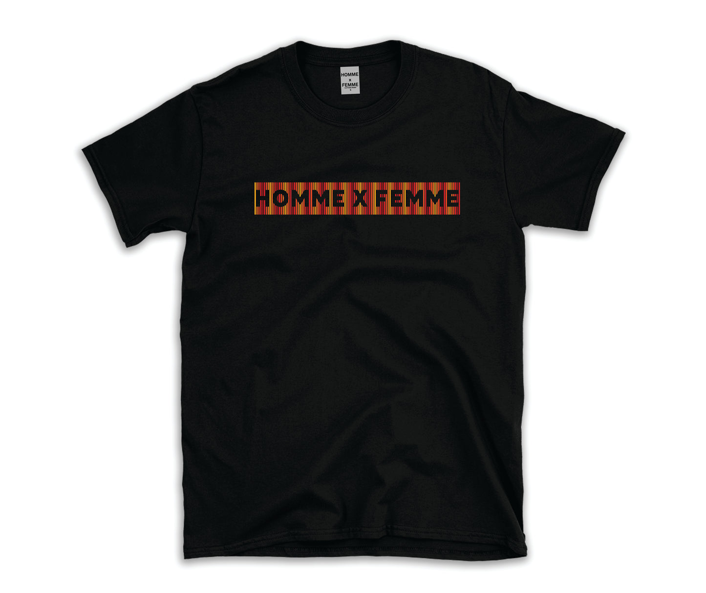 HOMME x FEMME BLACK T-SHIRT 2SS24