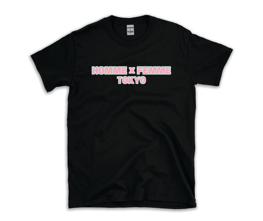 HOMME x FEMME TOKYO BLACK T-SHIRT