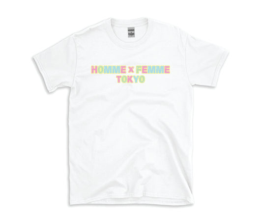 PASTEL HOMME x FEMME WHITE T-SHIRT