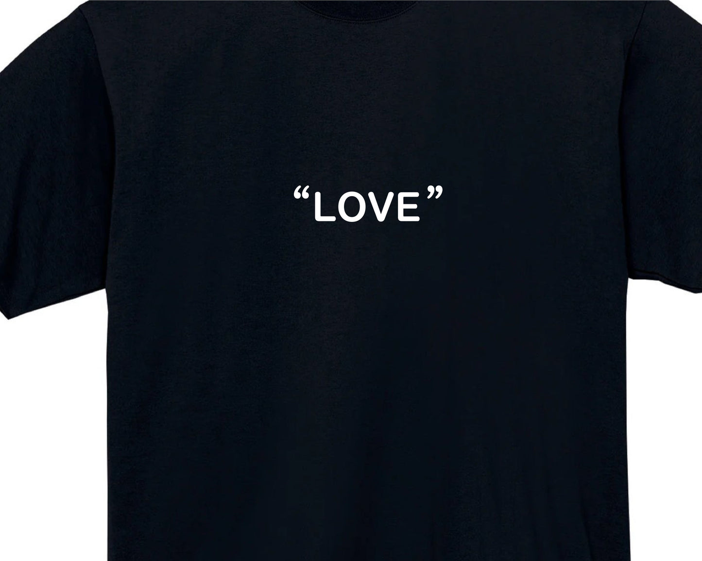 "LOVE" BLACK T-SHIRT