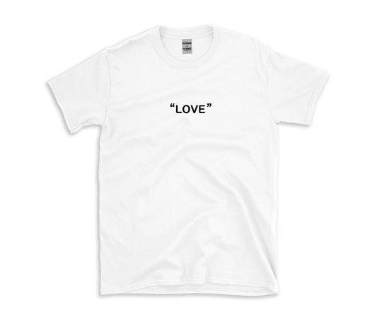 "LOVE" WHITE T-SHIRT