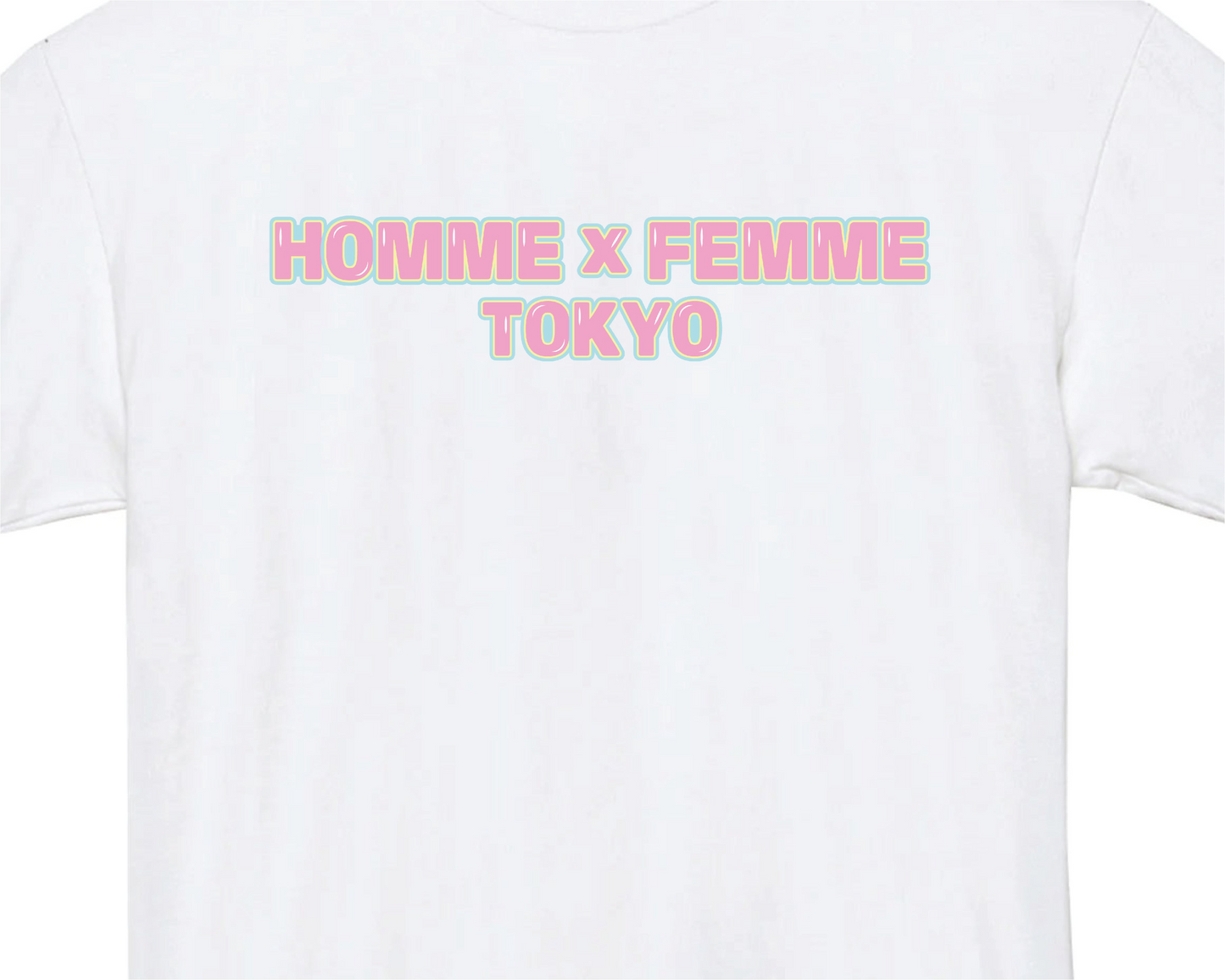 HOMME x FEMME TOKYO WHITE T-SHIRT